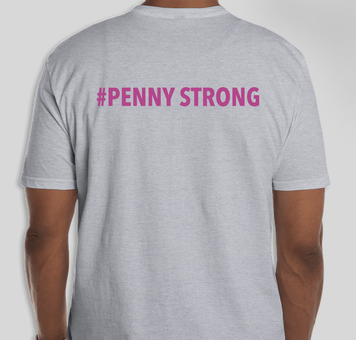 Penny Tillett Fundraiser - unisex shirt design - back