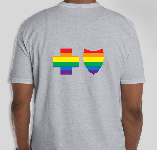BCBS T-Shirt Fundraiser for Pride 2024 Fundraiser - unisex shirt design - back