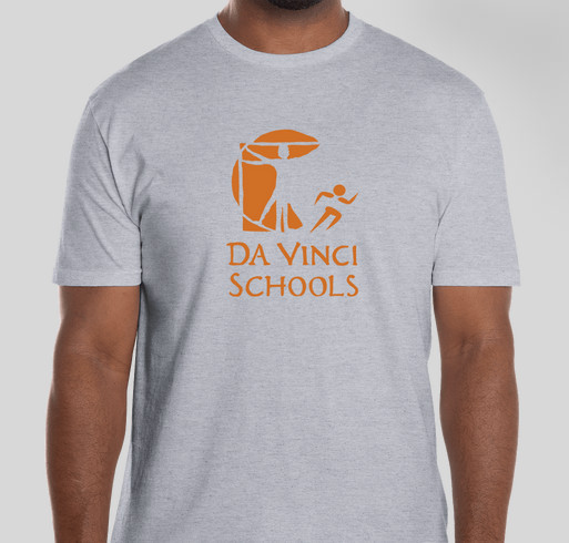 Da Vinci Schools XC Fundraiser - unisex shirt design - front