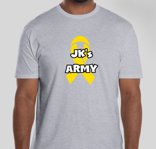 JK's Army (design 3) Fundraiser - unisex shirt design - front