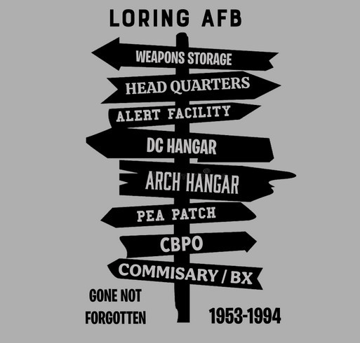 Loring AFB drop it like it’s hot shirt design - zoomed