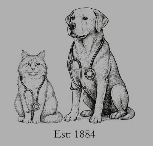 PennVet V29 shirt design - zoomed