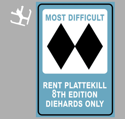 8th Annual Rent Plattekill shirt design - zoomed