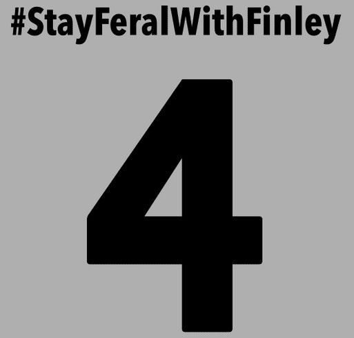 #StayFeralWithFinley shirt design - zoomed