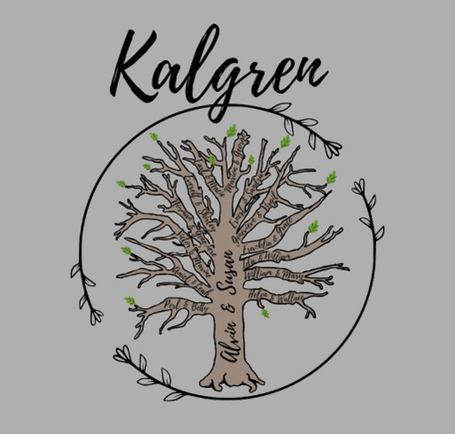 Kalgren 90th Reunion shirt design - zoomed
