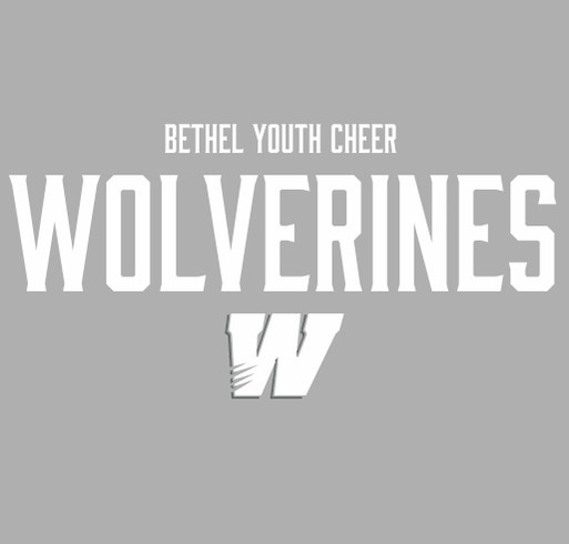 Wolverine Cheer: Bethel Youth Football & Cheer shirt design - zoomed