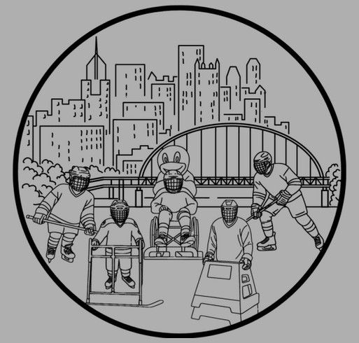 Pittsburgh Emperors Special Hockey Fundraiser shirt design - zoomed