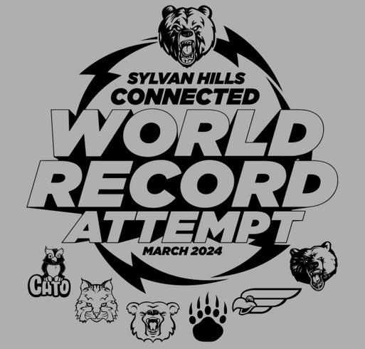 Sylvan Hills Feeder: Guinness World Record shirt design - zoomed