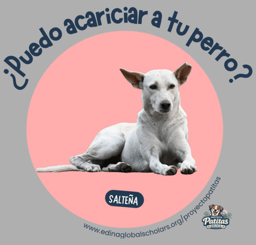 Salteña's Shirt | Proyecto Patitas shirt design - zoomed