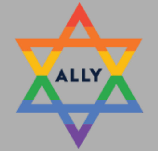 Queer Jewish Ally Shirt shirt design - zoomed