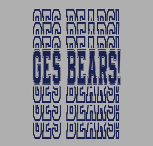 GES Bear Wear shirt design - zoomed