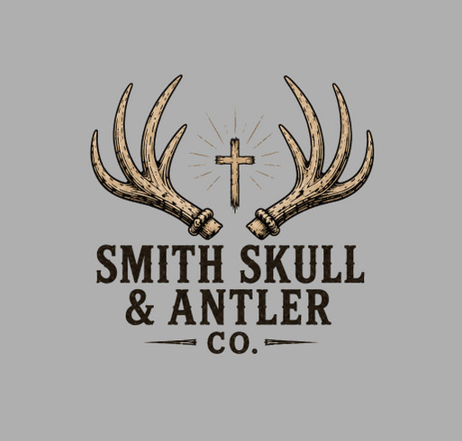 Smith Skull & Antler co. Fall Tshirt Sale shirt design - zoomed
