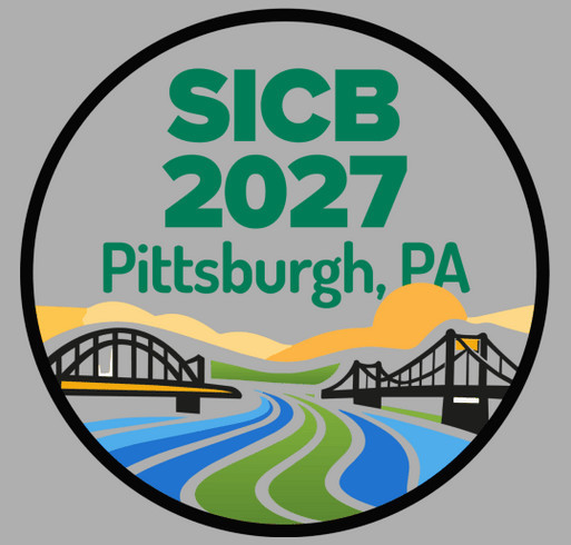 SICB 2027 Pittsburgh, PA shirt design - zoomed