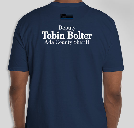 Tobin Bolter Memorial Fund Fundraiser - unisex shirt design - back