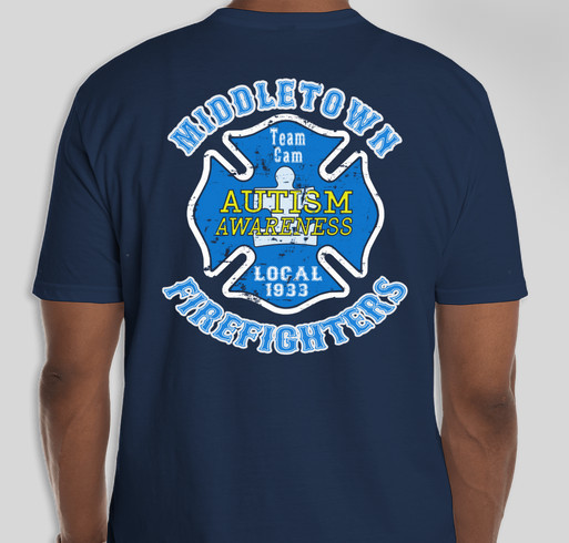 Middletown Firefighters Autism Awareness Fundraiser Fundraiser - unisex shirt design - back