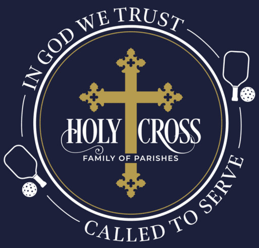 Holy Cross Pickleball Tournament shirt design - zoomed