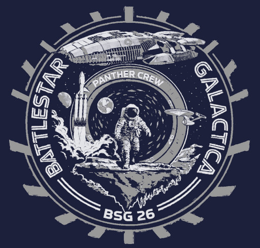 PHS Panther Art 2026 Apollo Mission To The Moon shirt design - zoomed