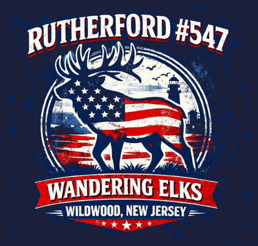 Wandering Elks SWAG shirt design - zoomed