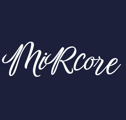 MiRcore Volunteer Program 2025-26 Merch shirt design - zoomed