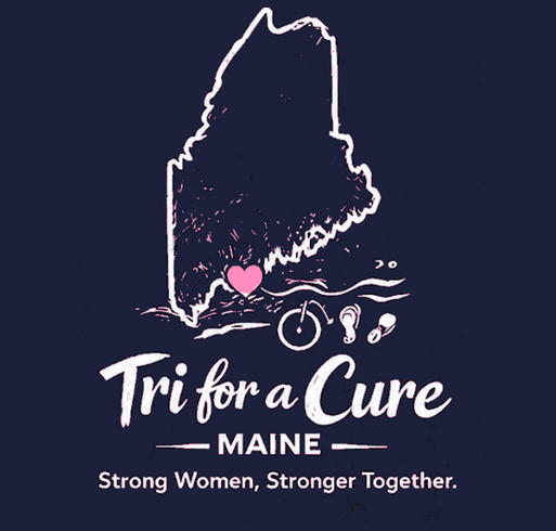 Support Maine Cancer Foundation and Tri for a Cure with Anne shirt design - zoomed