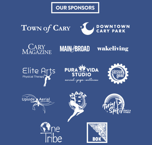 Carolina Circus Festival 2025 Shirt Fundraiser shirt design - zoomed