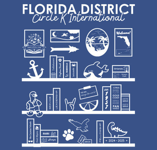 Florida CKI Brick x Brick District Shirt Fundraiser shirt design - zoomed