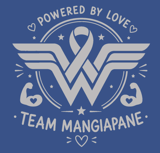 Embracing Robbin Mangiapane as she continues her fight shirt design - zoomed