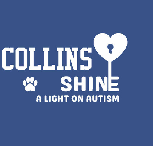 Collins Cares Shine a Light on Austism shirt design - zoomed