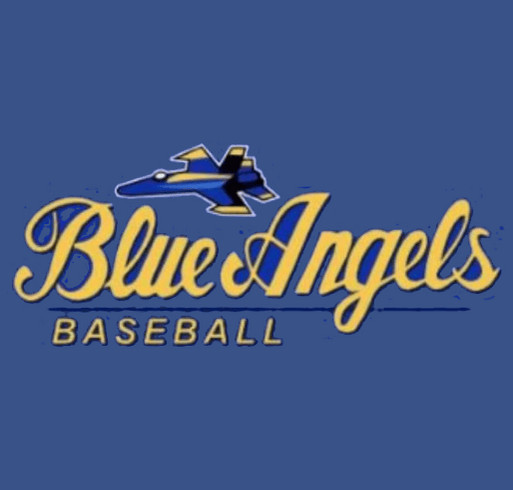 FUN-raiser Blue Angels Baseball (Jr/Sr) shirt design - zoomed