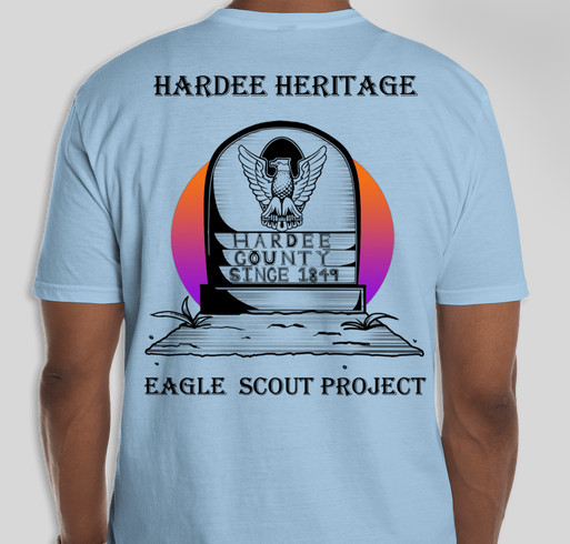 Hardee Heritage Eagle Scout Project II Fundraiser - unisex shirt design - back