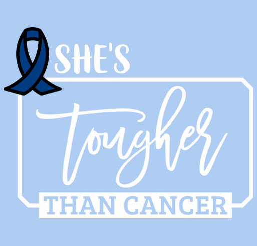 Jenn's Cancer Battle shirt design - zoomed