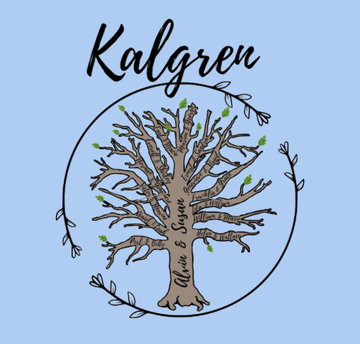 Kalgren 90th Reunion shirt design - zoomed