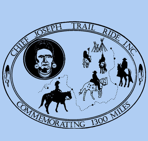 Chief Joseph Trail Ride Participant T-Shirt Fundraiser shirt design - zoomed