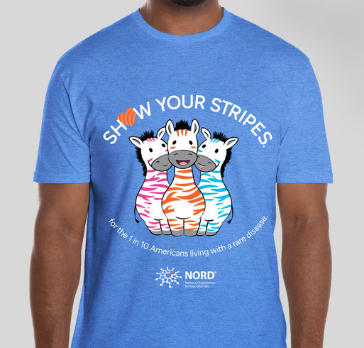 SHOW YOUR STRIPES Fundraiser - unisex shirt design - front