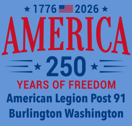 American Legion Post 91 Veterans Relief shirt design - zoomed