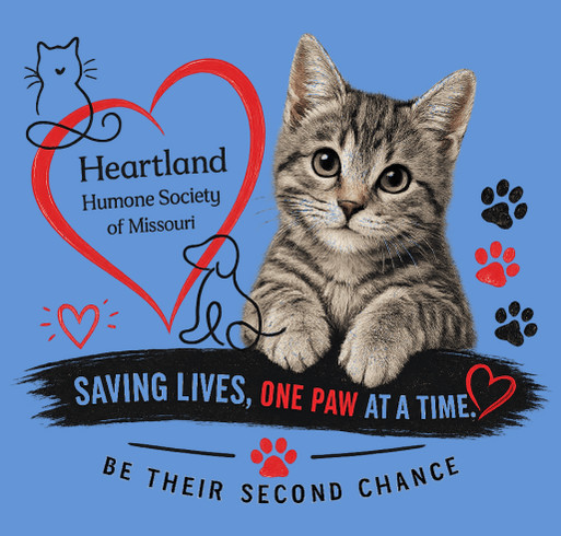 Heartland Humane Society T-shirt fundraiser shirt design - zoomed