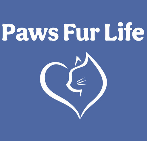 Paws Fur Life TShirt Fundraiser shirt design - zoomed