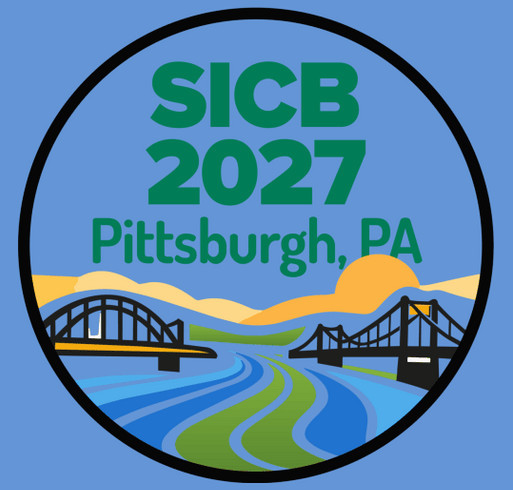 SICB 2027 Pittsburgh, PA shirt design - zoomed