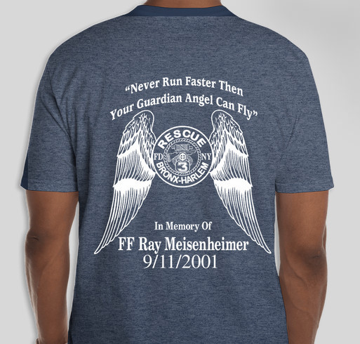 We Run for Ray + Big Five Fitness Fundraiser - unisex shirt design - back
