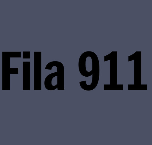 Fila 911 Rescue and Rehab T-Shirt Fundraiser 2026 shirt design - zoomed