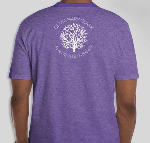 Team Oliva- Race to Remember 5k Shirts Fundraiser - unisex shirt design - back