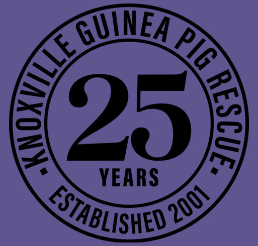 KGPR's 25th Anniversary fundraiser shirt design - zoomed