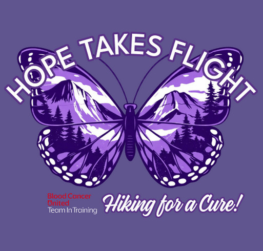 Bonnie's Bunch Hiking for a Cure! shirt design - zoomed