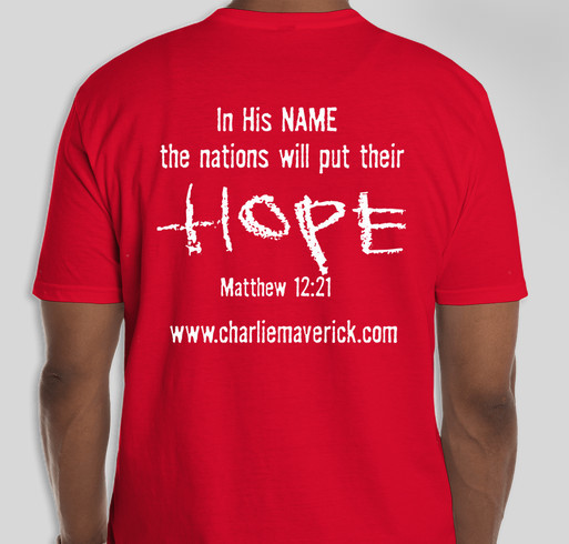 Hope for Haiti Fundraiser - unisex shirt design - back