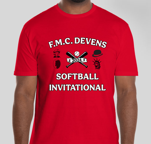 2024 FMC DEVENS SOFTBALL INVITATIONAL Fundraiser - unisex shirt design - front