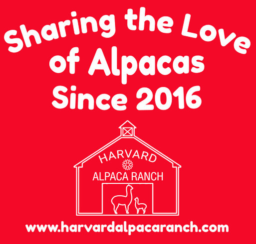 Support 10 Years of Harvard Alpaca Ranch shirt design - zoomed