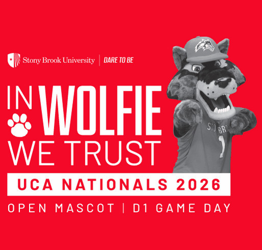 Wolfie UCA Nationals 2026 shirt design - zoomed