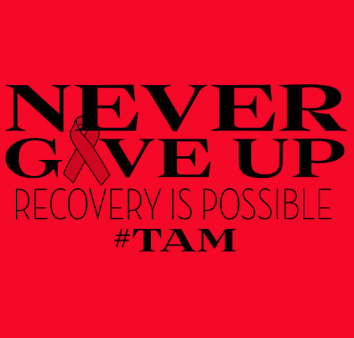 TAM Recovery Is Possible shirt design - zoomed