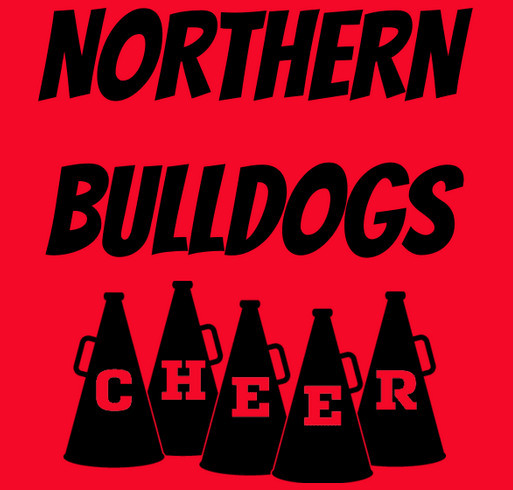 Northern League Cheer T-Shirt Fundraiser shirt design - zoomed