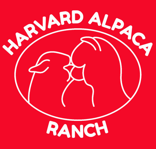 Support 10 Years of Harvard Alpaca Ranch shirt design - zoomed